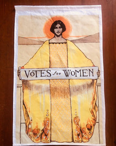 Votes for Women Tea Towel